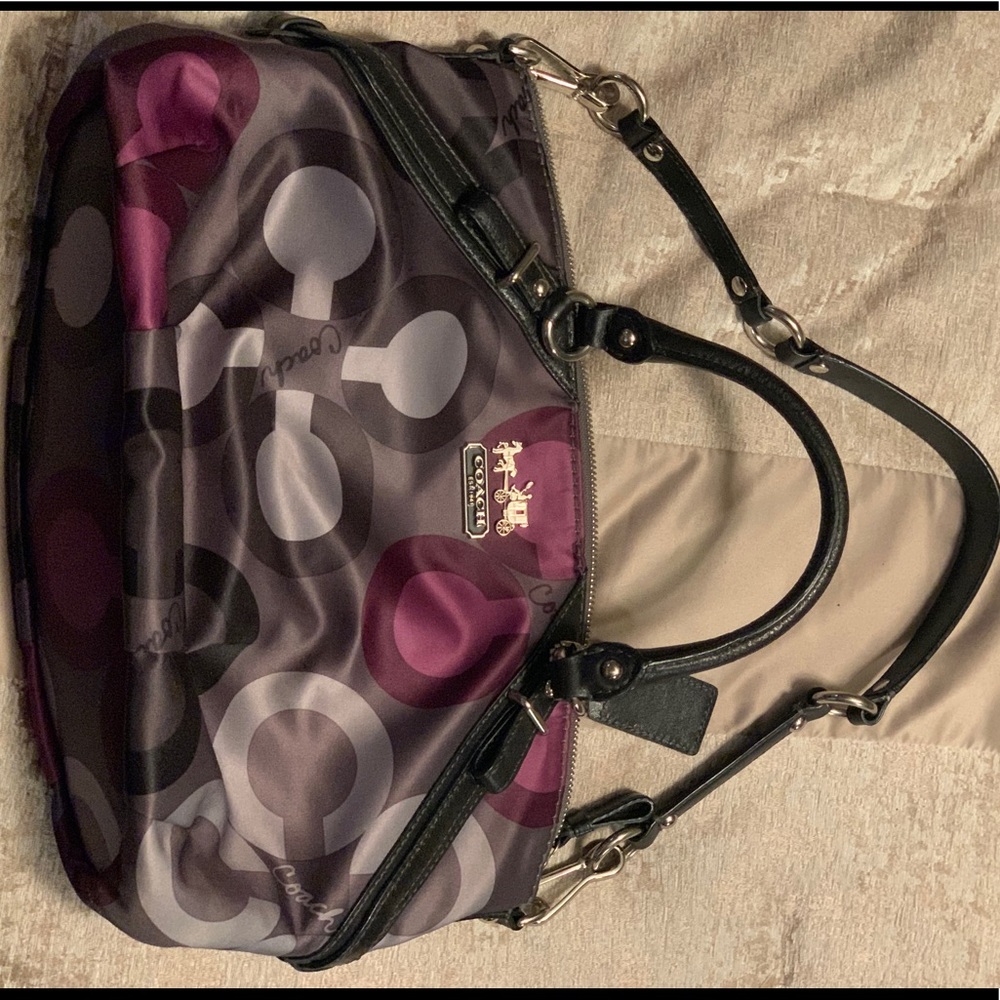 Coach 15496 Madison Clover Op Art Bag